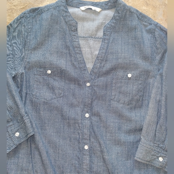 Old Navy cambray tunic dress, size L - Picture 2 of 7